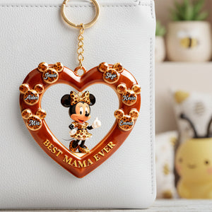 Best Mama Ever Keychain - Personalized Gifts For Mother 04tota100226