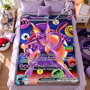 30th Anniversary Creature Game Card Blanket - Personalized Gifts 04hulu260926