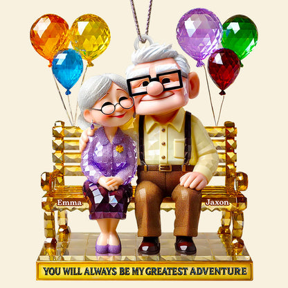 Christmas Romantic Couple Ornament Personalized Gifts For Couple 03TGDT050925