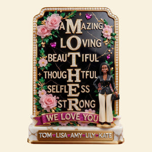 Mother We Love You Acrylic Plaque - Custom Photo Gifts For Mom 01TYDT060426
