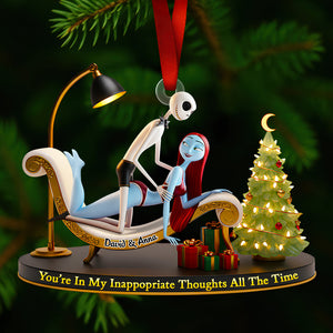 Funny Couple Christmas Ornament Personalized Gifts For Couple 01OHDT241025