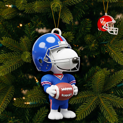 Christmas American Football Ornament Personalized Gifts Football Lovers 02HUDT080925