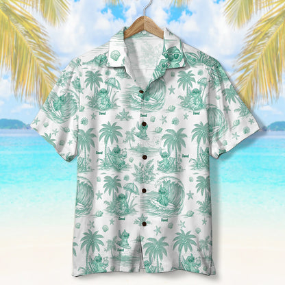 Cartoon Alien Personalized Gifts For Movie Fans Hawaiian Shirt 04hutn170725