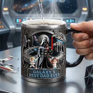 Outer Space Dad Camp Magic Mug - Personalized Gifts For Dad 06QHTN250426