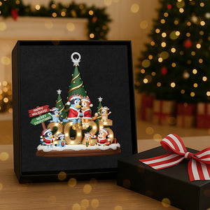 Pawfect Family Adventure Ornament - Personalized Gifts For Family 02PATA141025