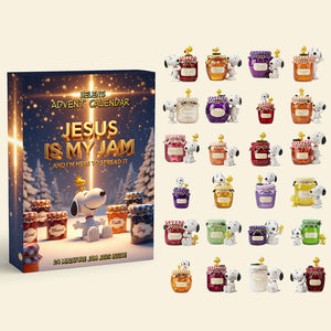 Jesus Is My Jam Advent Calendar Custom Acrylic Blind Box, Personalized Gifts For Christmas 02pgta011125