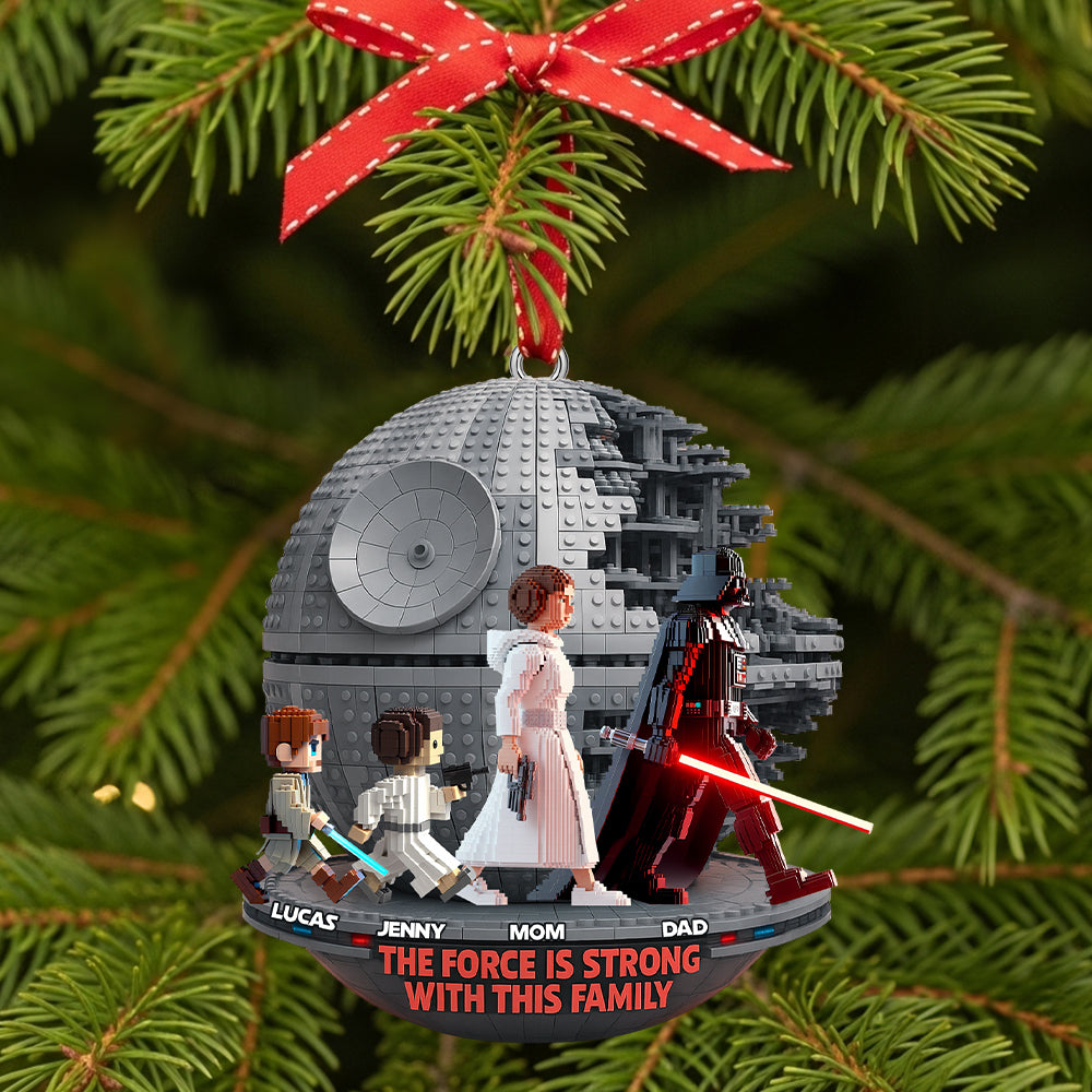 Personalized Gifts For Family, Christmas Family Acrylic Ornament 02ohtn080925