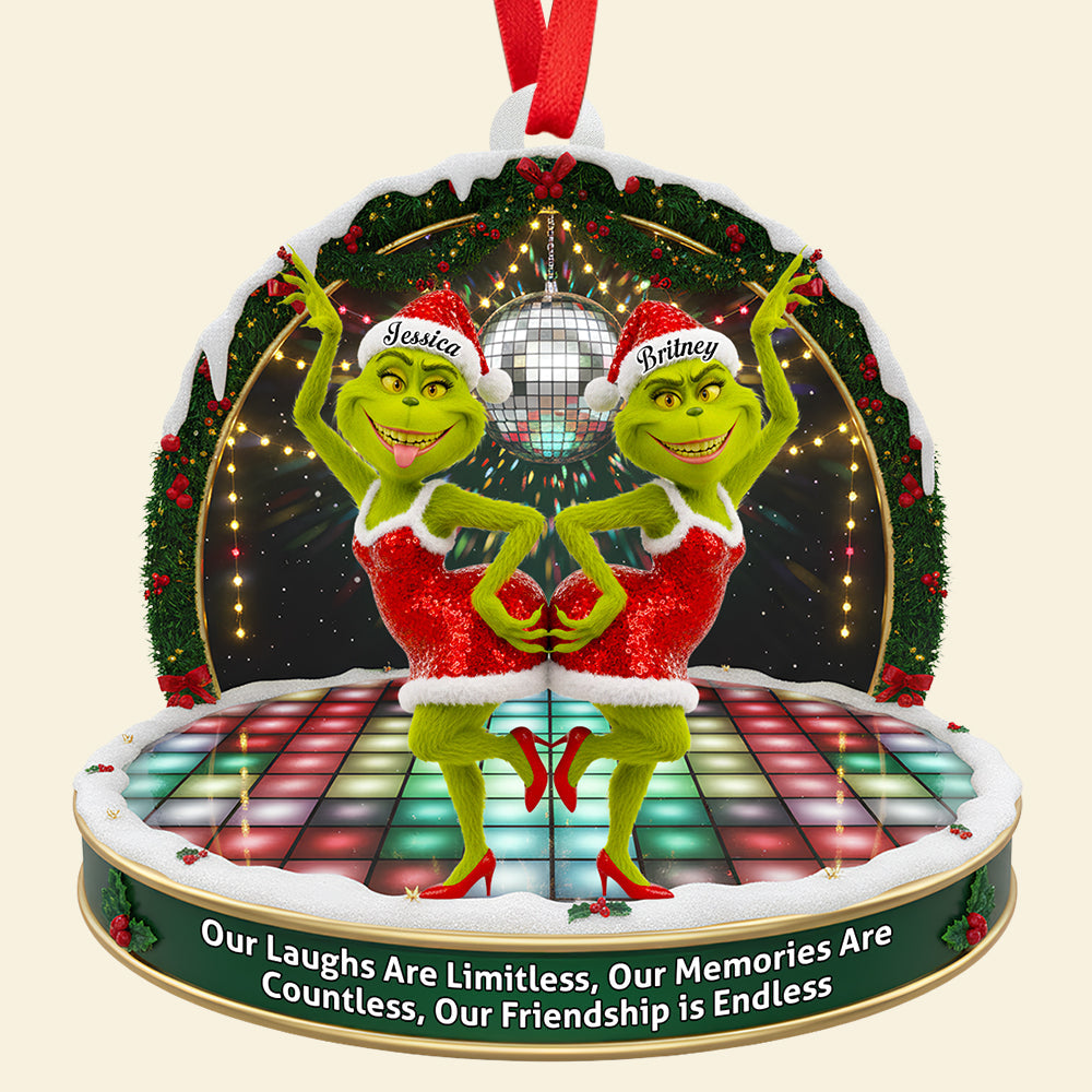 Dancing Besties Christmas Ornament - Personalized Gifts For Friends 03NADT220925