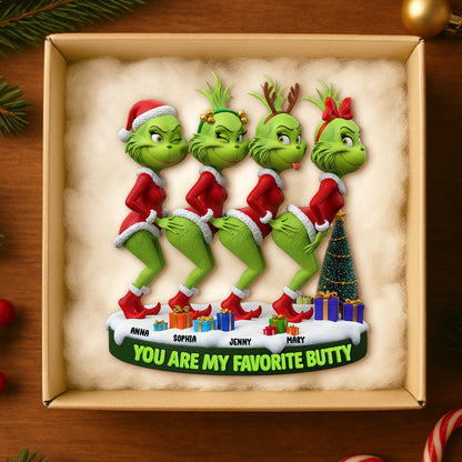Personalized Funny Gifts For Besties Christmas Ornament 04ohtn150925