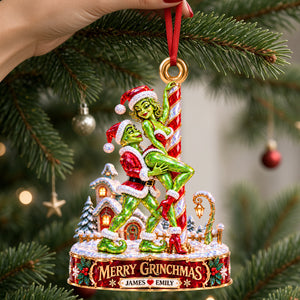 Playful Couple Acrylic Ornament - Personalized Gifts For Couple 04hadh191026