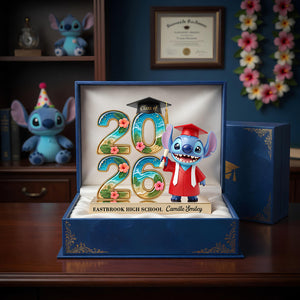 Lovely Alien Celebrate Graduation Acrylic Plaque - Personalized Gifts For Graduates 02nadt220426
