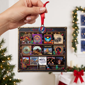 Rock Album Collection Ornament - Personalized Gifts For Music Lover Christmas Ornament 08NATN300926