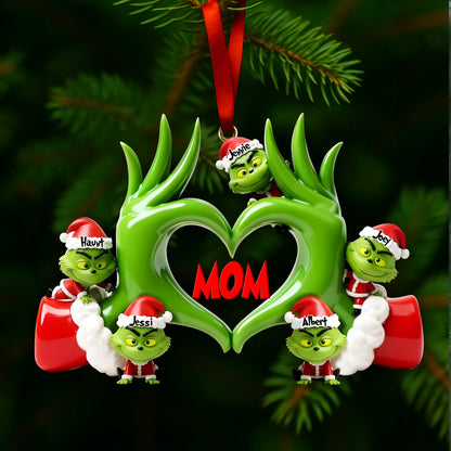 Fun Love Christmas Ornament - Personalized Gifts For Grandma & Other Family Members 02QHLU180925