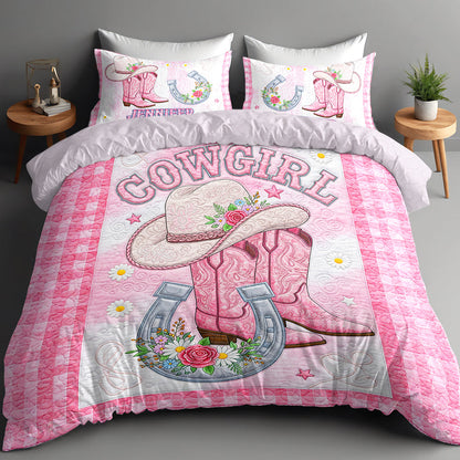 Rustic Cowgirl Quilt Bedding Set Special Line – Personalized Gifts For Cowgirl 04pgqn240725
