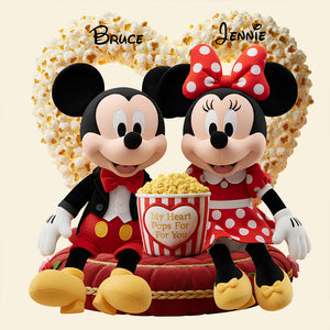 Popcorn Couple Pillow  - Personalized Gifts For Couple 03PADT291125