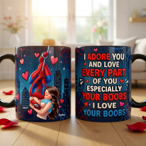 Chaos In Love Magic Mug - Personalized Gifts For Couples 04huqn300626