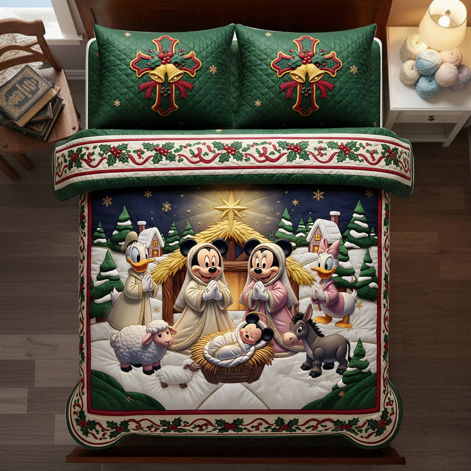 Christmas Faith Quilt Bed Set - Personalized Gifts  11PALU141125