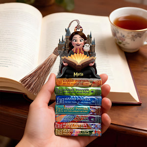 Enchanted Reader Wooden Bookmark - Personalized Gifts For Book Lovers 03NADT251225