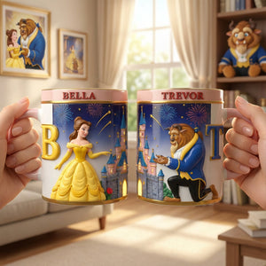 Couple Alphabet Accent Mug Set - Personalized Gifts For Couple 06kiqn160126-Homacus