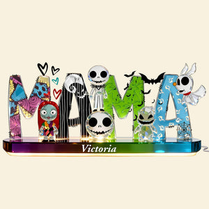 Spooky Mama Acrylic Light Box Personalized Gifts For Mom 04OHDT230226