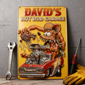 Personalized Gifts For Hot Rod Lovers Metal Sign 01totn160126