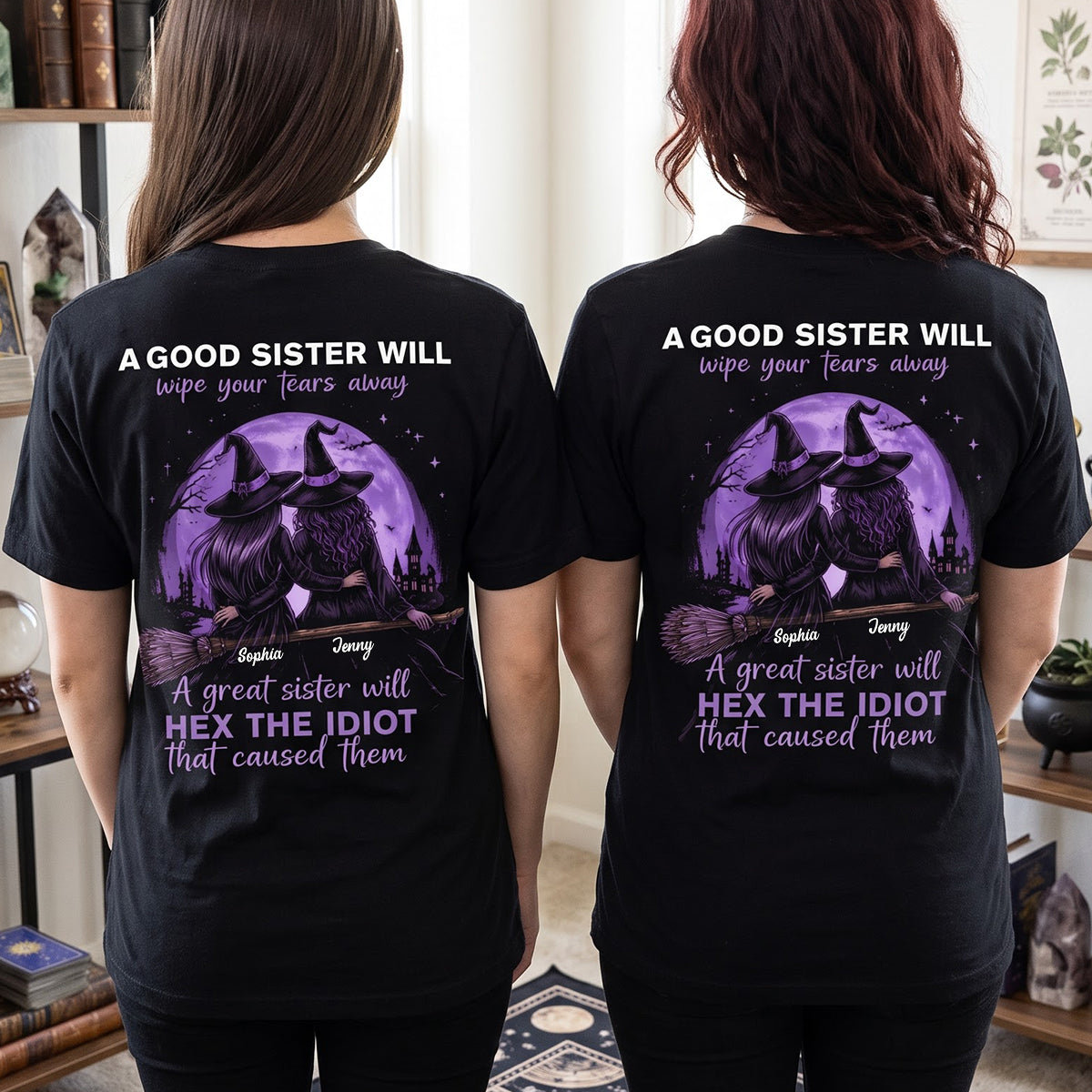 Witchy Gang 2D Shirt - Personalized Gifts For Witch Sisters 03qhtn290726
