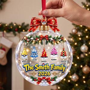 Family Tree Ornament - Personalized Christmas Gifts 03OHTN070926