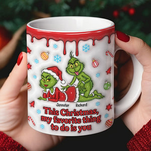 Naughty Green Couple Coffee Mug - Personalized Gifts For Couple 04naqn300925