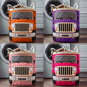 Dirt Journey Quilted Laudry Basket - Personalized Gifts For Off-road Lovers 06qhqn140726