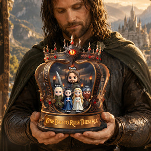 One Dad to Rule Them All Acrylic Plaque - Personalized Gifts For Dads 02tydh080526