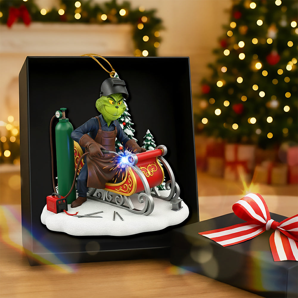 Badass Welder Christmas Ornament, Personalized Gifts For Welder 01qhqn130925