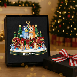 Family Crystal Custom Shape Acrylic Ornament, Personalized Gifts For Christmas 05pgta241025