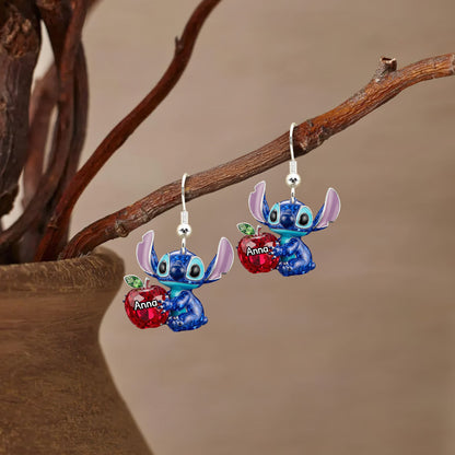 Blue Alien Teacher Earrings - Personalized Gifts For Teachers 02pgmg160725