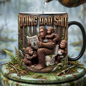 Funny Squatch Dad Magic Coffee Mug - Personalized Gifts For Dad 02tyta060526