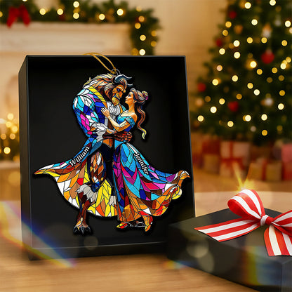 Fairy Tale Couple Christmas Ornament - Personalized Gifts For Couple 02tgqn110925