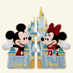Romantic Couple Shape Doormat - Personalized Gifts For Couple 03KIDT041125