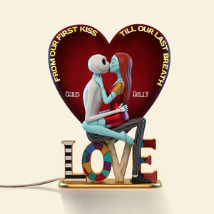 Personalized Gifts For Couple, Custom Shape Acrylic Light Box 01nata311025