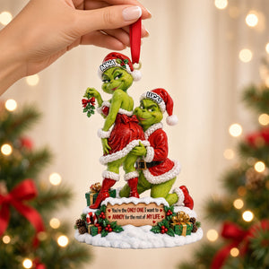 Cheeky Duo Christmas Ornament - Personalized Gifts For Couple 07natn280926
