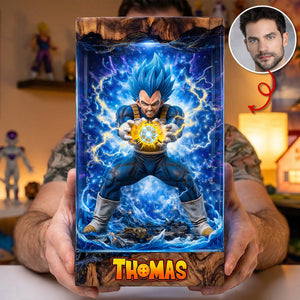 Thunder Power Fighter Shaped Plaque - Personalized Custom Photo Gift 02HUTN180326