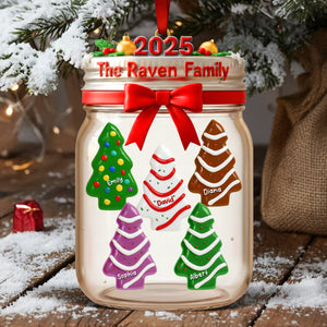 Christmas Tree Cake Acrylic Ornament - Personalized Gifts For Family 04naqn141125