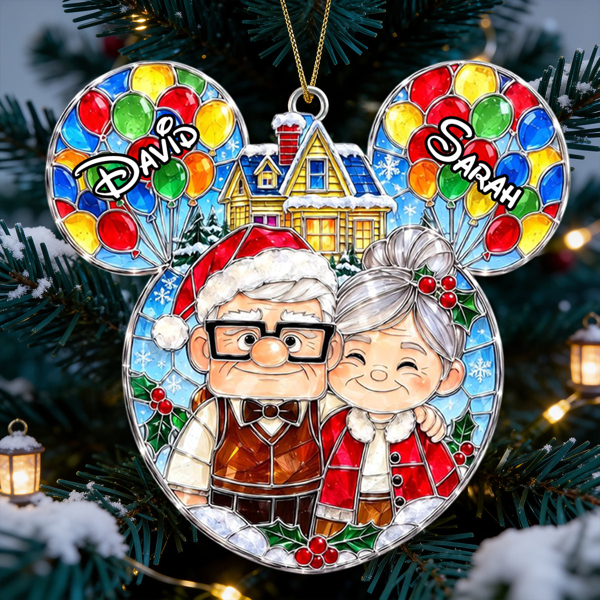 Dreamy Adventure Couple Ornament - Personalized Christmas Gift For Couples 06OHDT050926