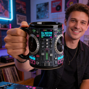 DJ Tables Coffee Mug Personalized Gifts For Disc Jockey 03natn070226 Music Lovers