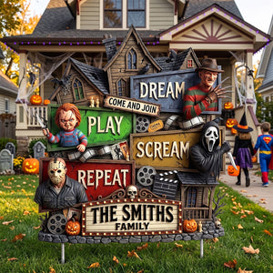 Come And Join! Horror Night Yard Sign - Personalized Halloween Gift For Horror Lovers 03patn030826