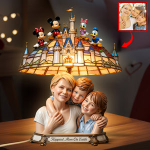 Mom And Kids Light Box Custom Photo Gifts For Mom 02NAQN020426