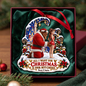 Naughty Fairy Tale Couple Christmas Ornament - Personalized Gifts For Couple 01ohlu220926