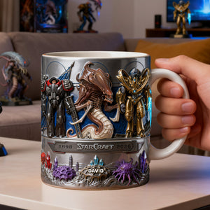 Futuristic Space Warrior Coffee Mug - Personalized Gifts 01nalu120226