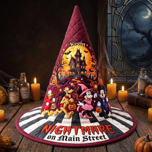 Nightmare Quilted Witch Hat - Personalized Gifts For Witch Lover 02pata130826