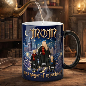 Fantasy School Mom Color Changing Ceramic Coffee Mug - Personalized Gifts For Mother's Day Heat Changing Mug 05NATN240326