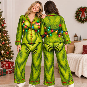 Mischievous Couple Pajama - Personalized Christmas Gifts For Couple 04hadh300926