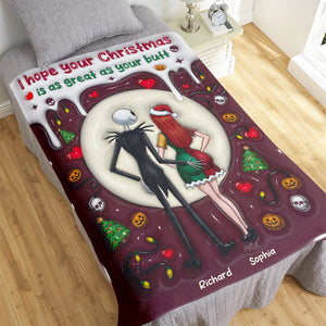 Naughty Couple Blanket - Personalized Gifts For Couples 05NAQN031125